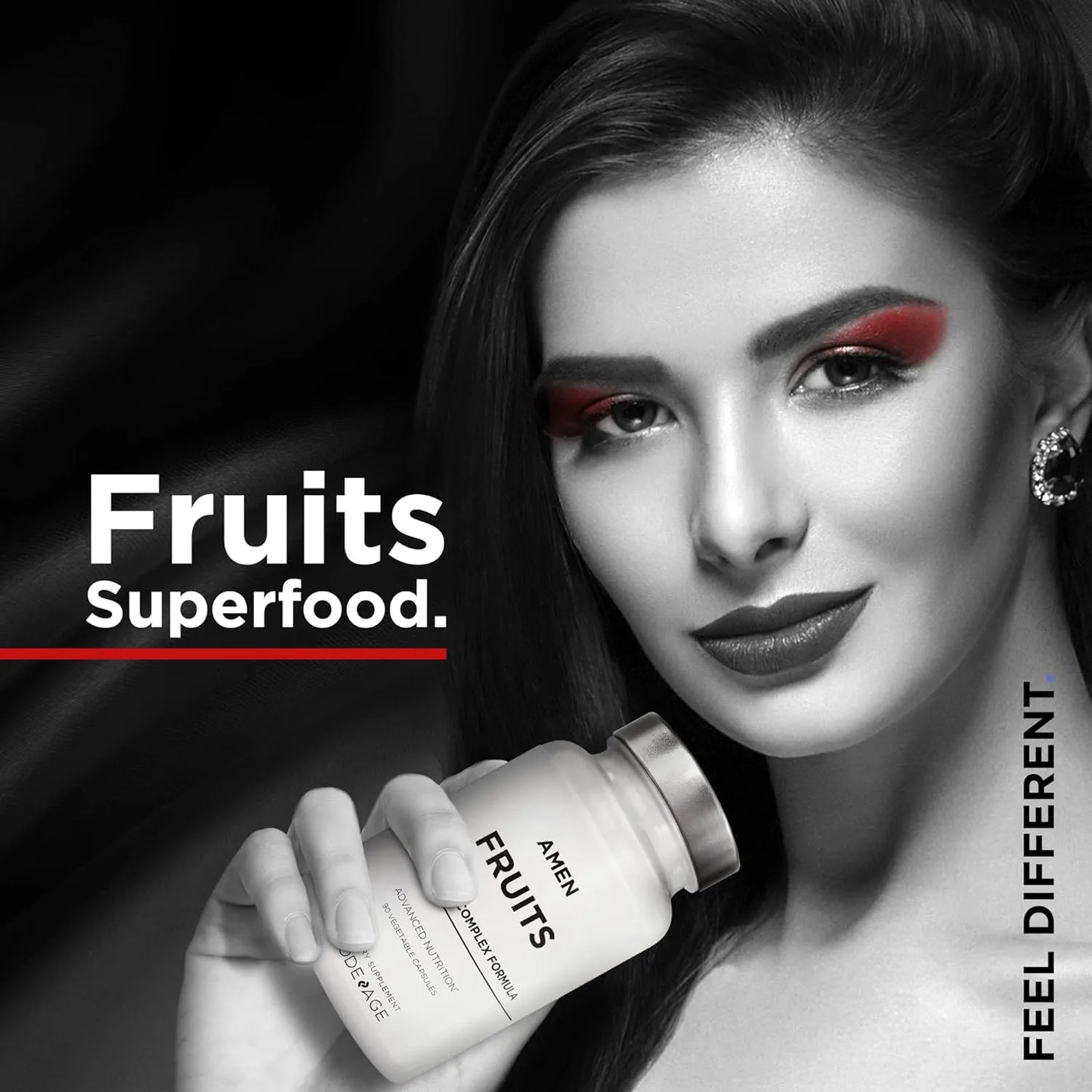 Cápsulas Multivitamínicas De Frutas Enteras Crudas 20 Extractos Vegano Sin OMG