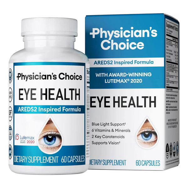 Areds 2 Vitaminas Para Los Ojos Con Luteína Y Zeaxantina 60 Cápsulas Vegetales