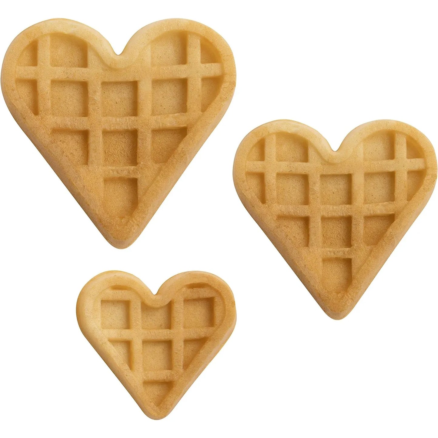 Mini Wafflera Corazones 9 Figuras Tamaños Surtidos Desayuno Regalo