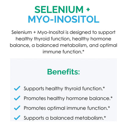 Rootcology Selenio Myo Inositol 60 Capsulas Equilibrio Hormonal E Inmunologico