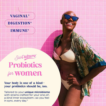 Probióticos Para Salud Vaginal Y Urinaria Femenina 50 Mil Millones UFC Enzymedica SubCulture