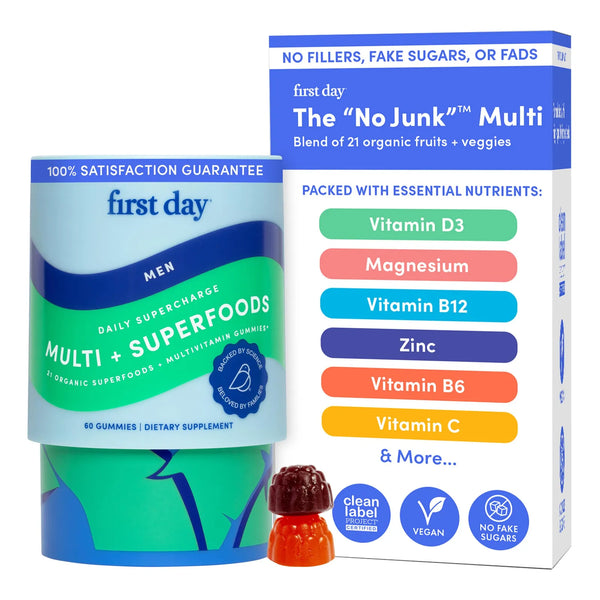 Multivitaminico Hombres Gomitas 13 Nutrientes Energia Concentracion Inmunidad