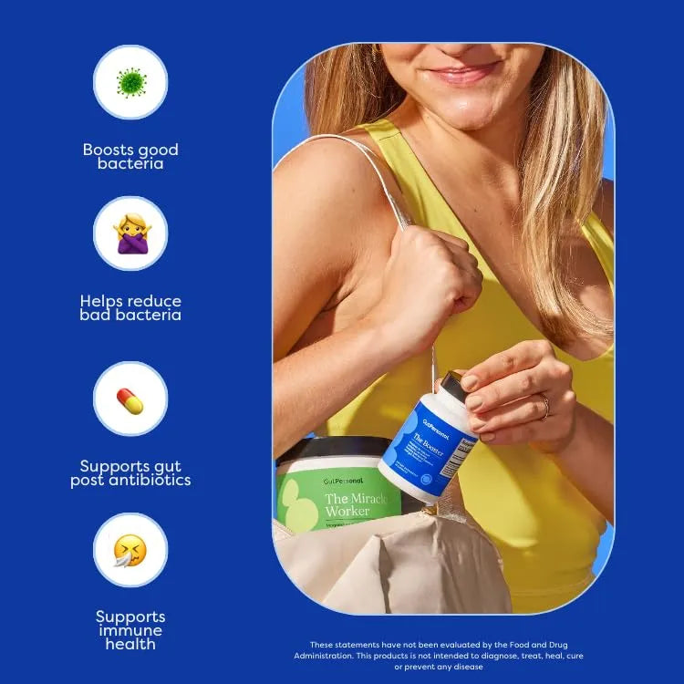 Probiótico Booster Salud Intestinal 5 Mil Millones UFC Saccharomyces Boulardii Cápsulas 30 Porciones