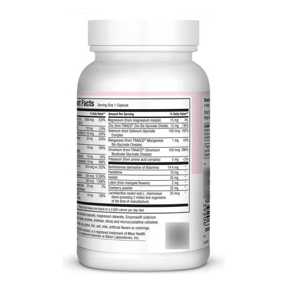 Multivitamina Diaria Femenina 90 Cápsulas Vitaminas A B C D E Calcio Zinc