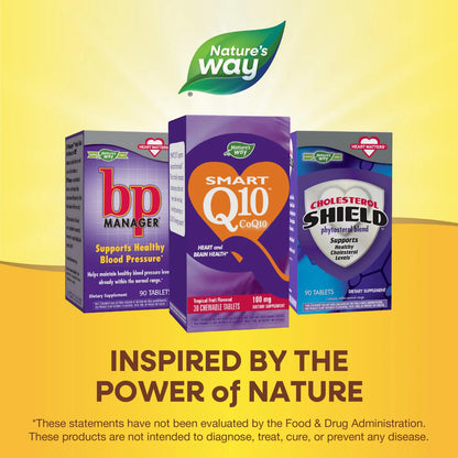 Masticables CoQ10 Tropicales 30 Unidades Salud Corazón Y Cerebro Nature's Way