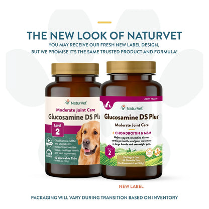 Glucosamine DS Plus Suplemento Articular Para Perros Y Gatos 60 Tabletas Masticables