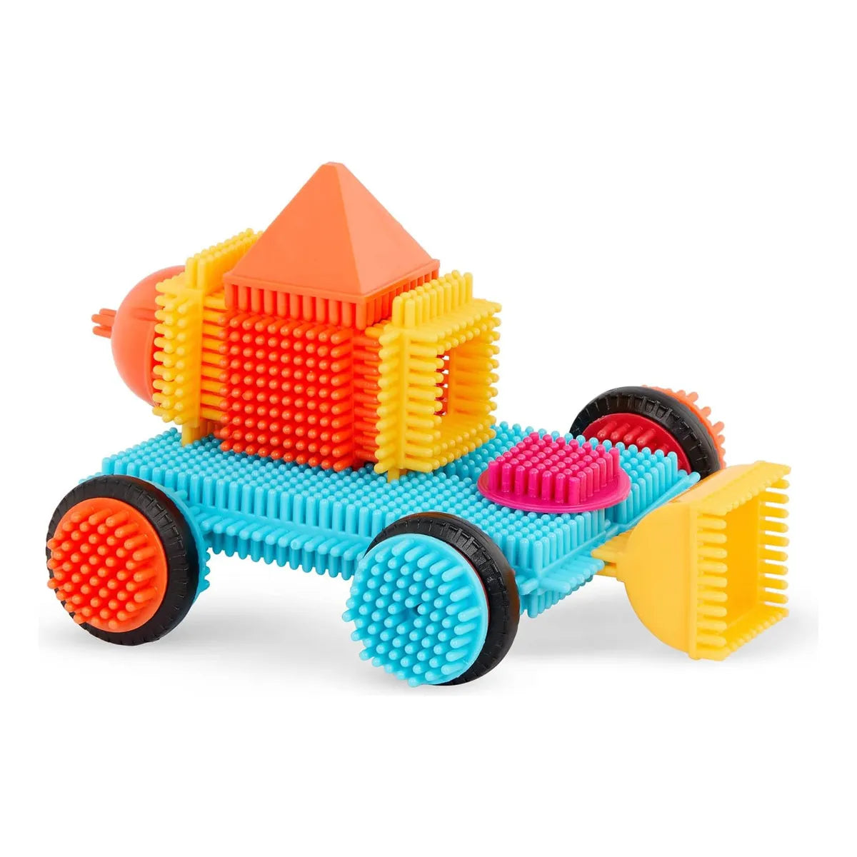 Juguete Bloques Construccion 80 Piezas Tarro Seguro Niños Battat Creatividad
