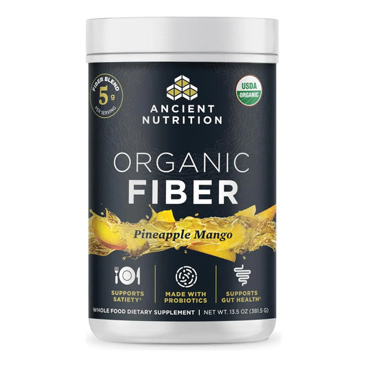 Polvo De Fibra Organica Sabor Mango Piña 382g Salud Digestiva