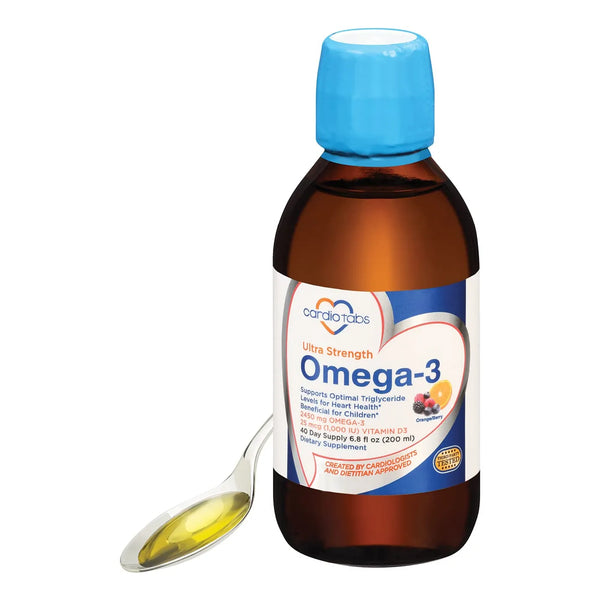 Omega 3 Liquido Ultra Fuerte Con Vitamina D3 4500 Mg Aceite Pescado