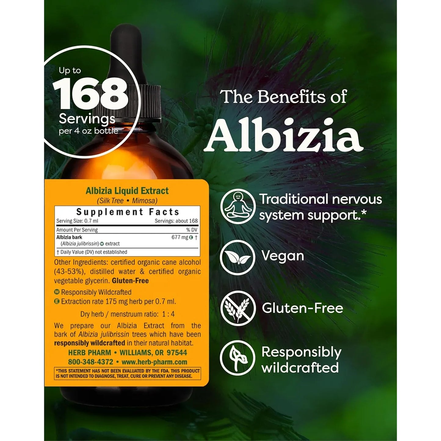 Extracto Liquido De Albizia 120Ml Apoyo Sistema Nervioso
