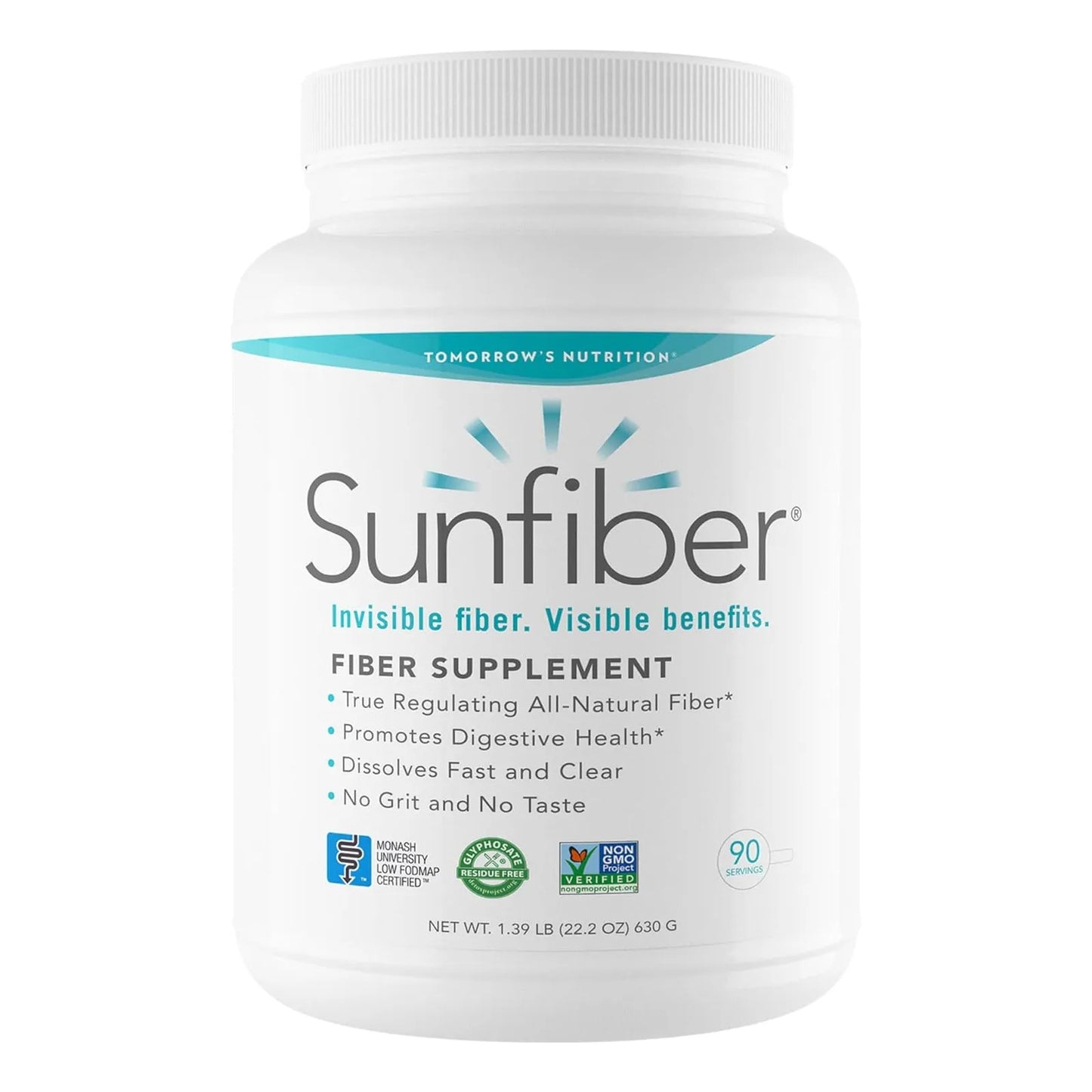 Fibra Solar Prebiótica Salud Digestiva Bajo Fodmap 90 Porciones