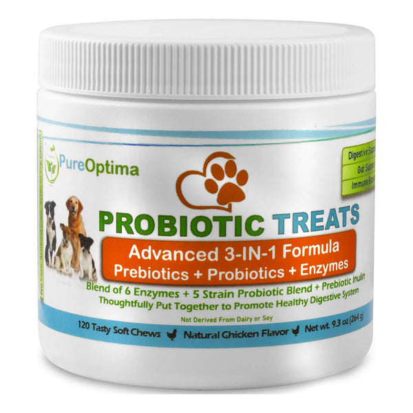 Probióticos Masticables Para Perros Con Enzimas Digestivas Mejora La Salud Intestinal