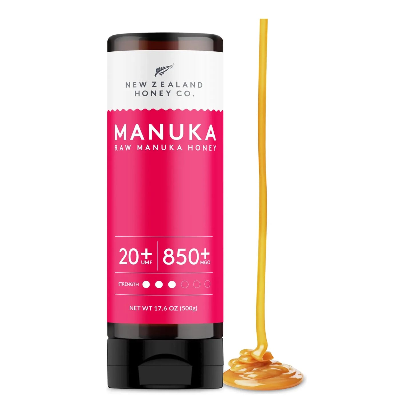 Miel De Manuka Pura UMF 20+ Envase Exprimible 500 G Importada