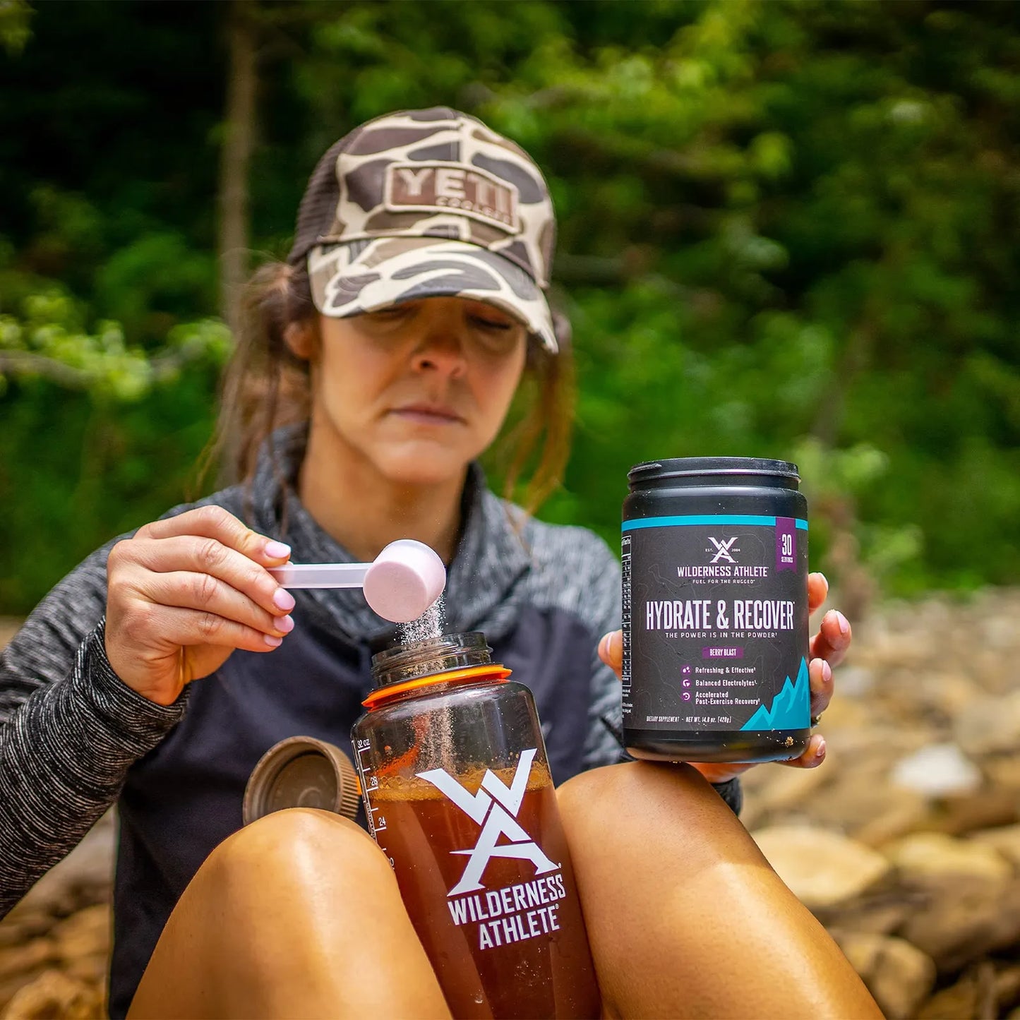 Bebida De Electrolitos En Polvo Wilderness Athlete Hidrata Y Recupera Con Bcaa Y Vitamina C