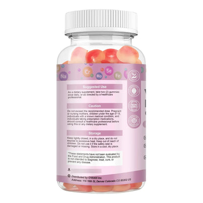 Gomitas Multivitamínicas Sin Azúcar Para Mujeres Con Inositol Hierro Y Vitaminas
