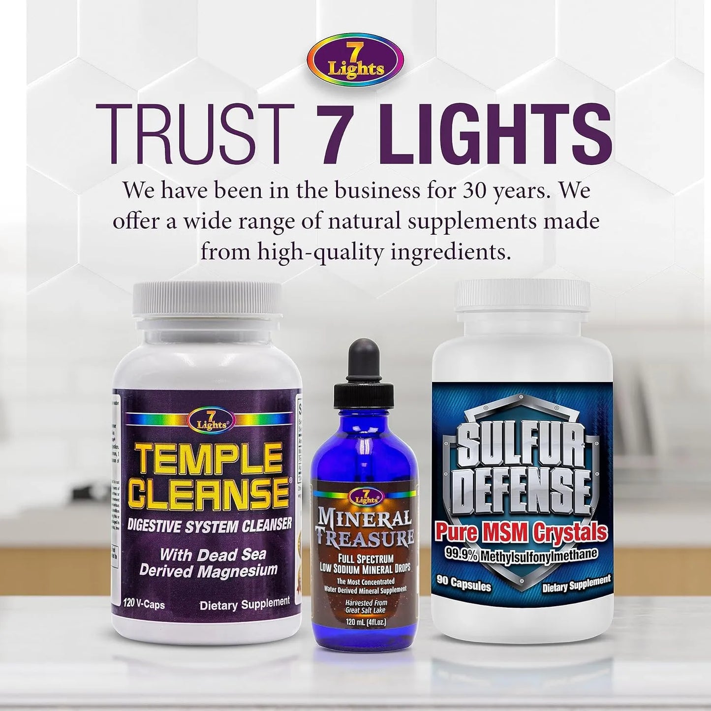 Paquete 3 Unidades Temple Cleanse Limpiador Colon Magnesio Oxigeno Desintoxicacion