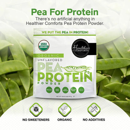 Proteina De Guisante En Polvo 100 Vegetal Bajo En Sodio Vegana Sin Gluten
