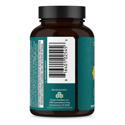 Tabletas Ashwagandha Energía Concentración Alivio Estrés 30 Cápsulas USDA Orgánico