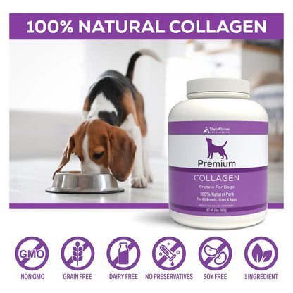 Proteína Premium De Colágeno Para Perros 8LB Mejora Articulaciones Y Pelaje