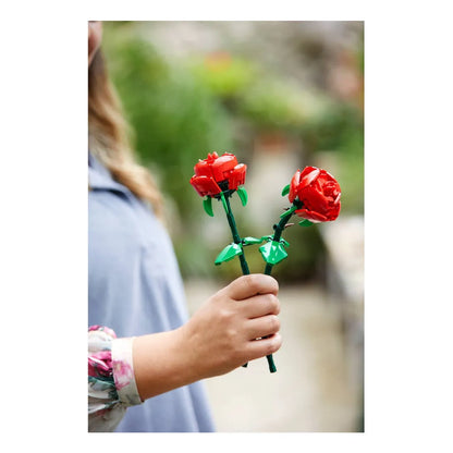 Lego Botanical Rosas Set De 120 Piezas Flores Artificiales Creativas