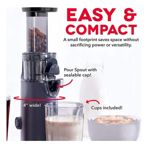 Extractor De Jugo Dash Dcsj255 Prensado En Frio Para Vitaminas Naturales