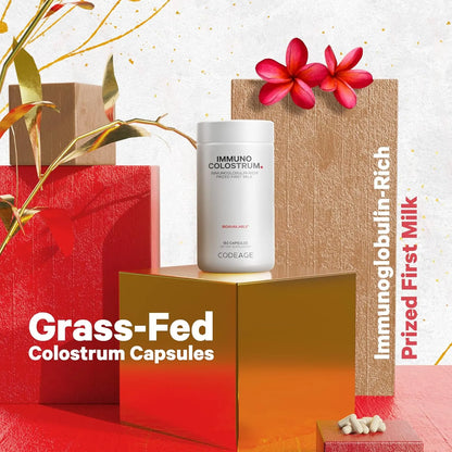 Calostro Liofilizado Codeage 3000mg Alimentado Con Pasto 180 Capsulas Fortalece Sistema Inmunologico