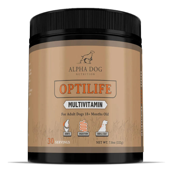 Multivitamínico En Polvo Para Perros Adultos Con Probióticos OptiLife