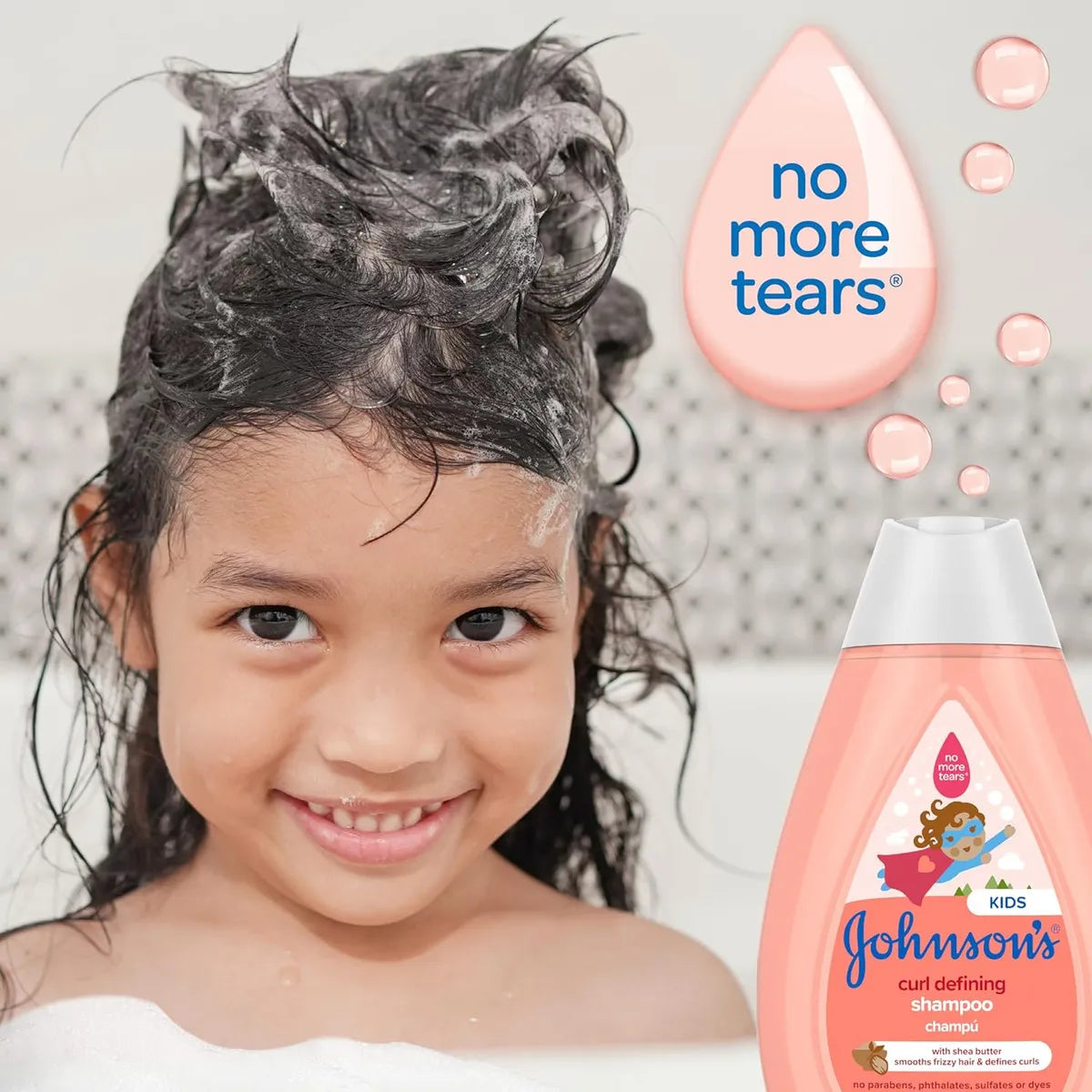 JohnsonS Curl Defining Acondicionador Ninos Manteca Karite Cabello Fresco Y Manejable
