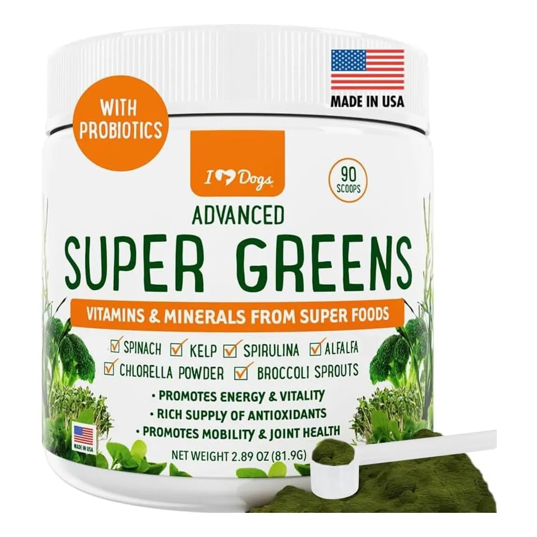 Polvo De Verduras Para Perros Con Brotes De Brócoli Espirulina Suplemento Nutritivo