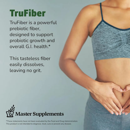 Fibra Prebiótica TruFiber 180g Paquete De 2 Apoya Salud Digestiva Vegano Sin Gluten