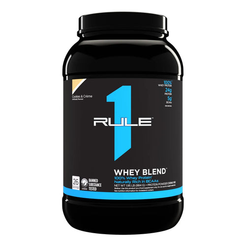 Proteína Rule One Whey Blend Sabor Galletas Y Crema 2 Lb Recuperación Muscular