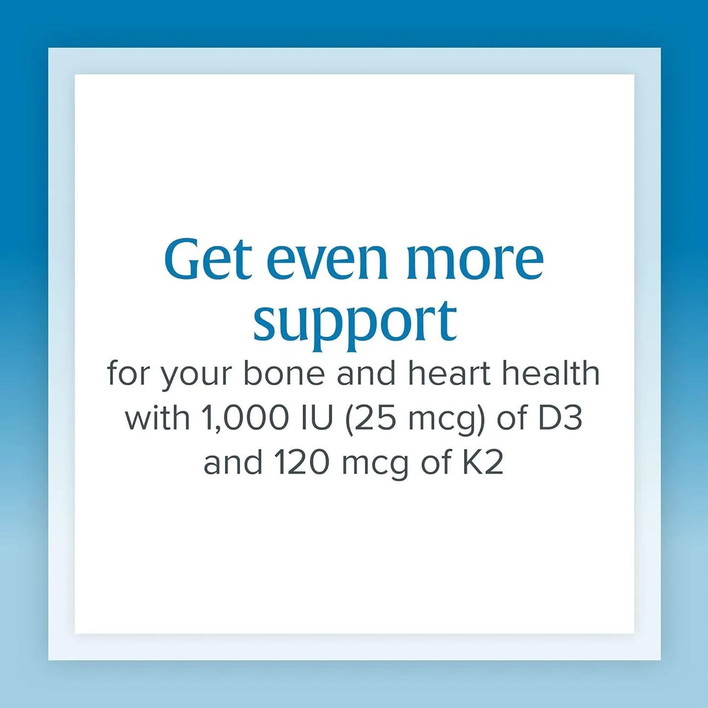 Vitamina D3 K2 1000 Ui 120 Mcg Salud Ósea Vascular 60 Cápsulas Blandas