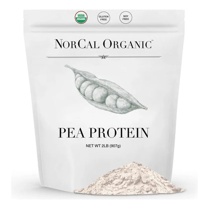 Proteína De Guisante Orgánica 454g Alta Pureza Vegano Sin Aditivos