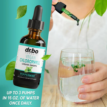 Gotas De Clorofila Liquida Detox Energia Y Frescura Natural Vegano