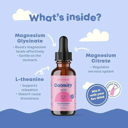 Joyspring Calmify Magnesio Infantil Apoyo Emocional Líquido 30 Ml - Imagen 2