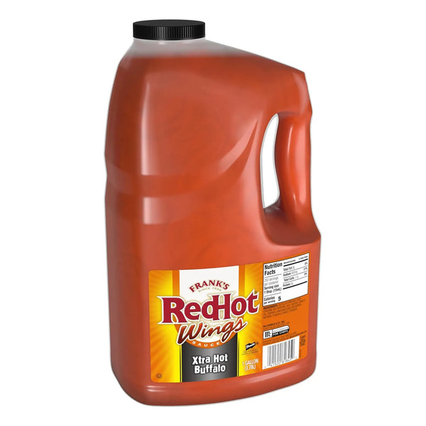 Salsa Búfalo Picante Franks Redhot Xtra Hot 3.78L Ideal Para Alitas Y Más