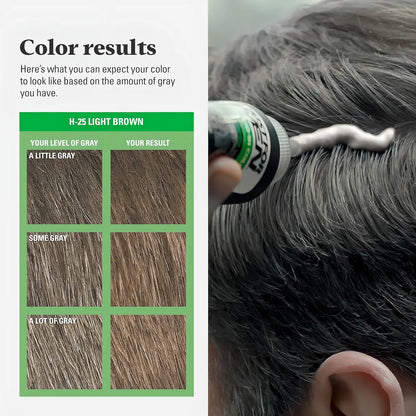 Tintura De Cabello Para Hombres Just For Men Marrón Ceniza H-25 Pack De 3 Cobertura Natural Y Duradera