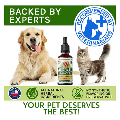 Tratamiento Natural Para Mascotas Equilibrio De Ashwagandha Soporte Cushing Perros Gatos
