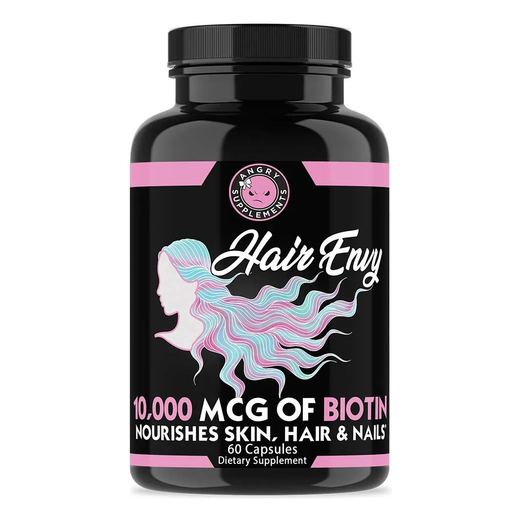 Hair Envy 10000 Mcg Biotina Queratina Suplemento Cabello Uñas Piel