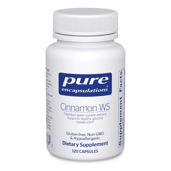 Extracto De Canela Soluble Pure Encapsulations 120 Caps Metabolismo Saludable