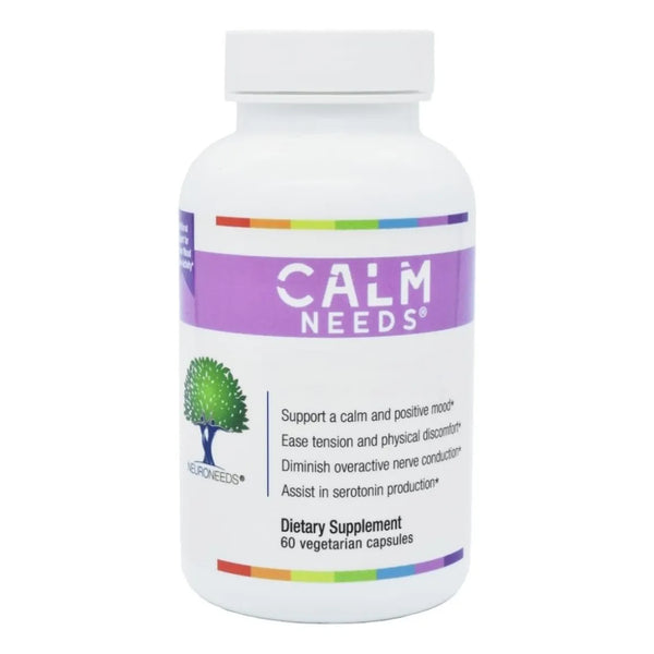 Capsulas Vegetales CalmNeeds Para Estado De Animo Tranquilo Y Positivo 60 Unidades