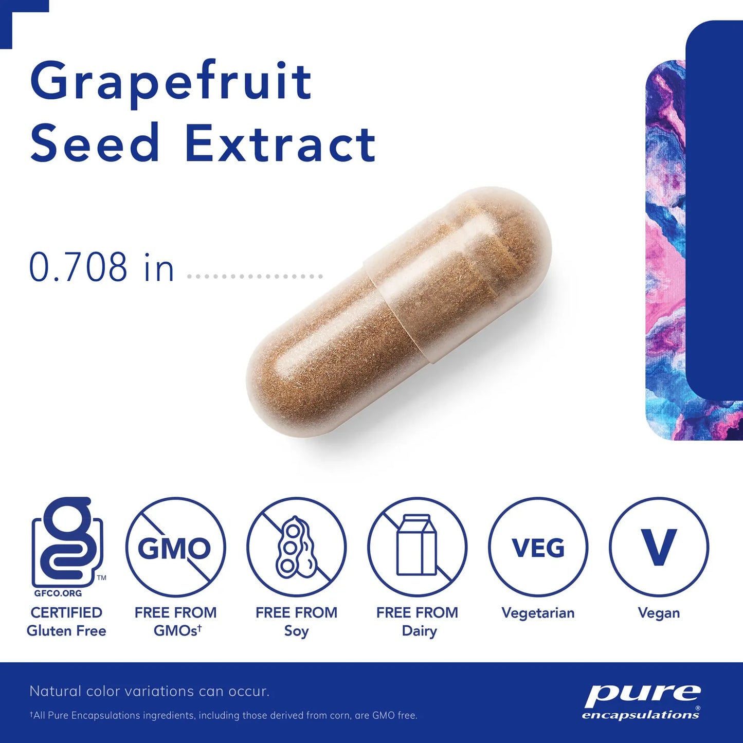 Extracto De Semilla De Pomelo 120 Cápsulas Equilibrio Intestinal Y Digestión