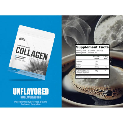 Péptidos De Colágeno Sin Sabor Levels 1 Lb Hidrolizado Para Piel Y Articulaciones