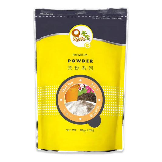 Qbubble Té En Polvo Tailandés 2.2 Libras Sabor Auténtico Y Energía Natural