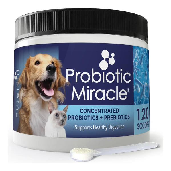 Probióticos Animales 120 Porciones Fórmula Avanzada Para Regular Digestión Y Defensas