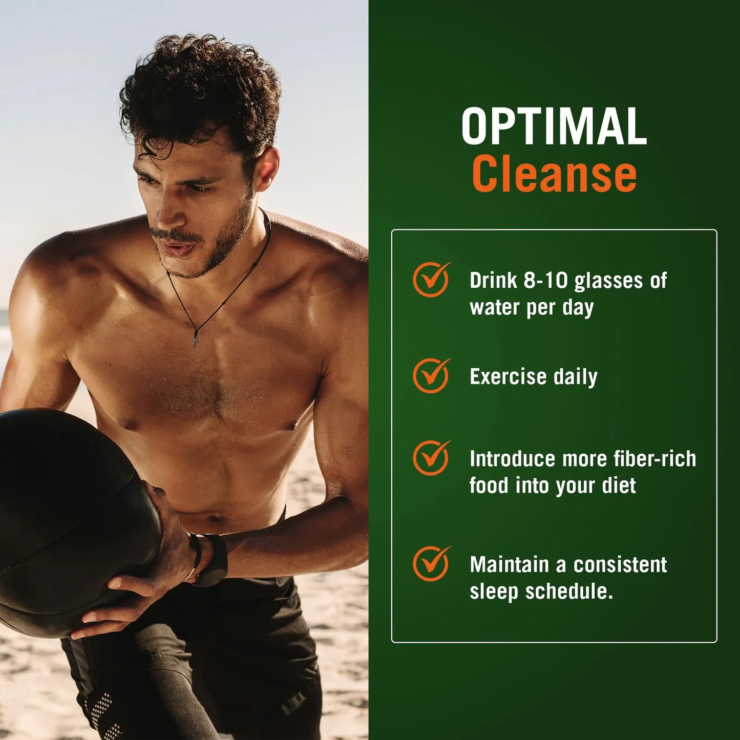 The Cleaner Detox Limpieza Interna Completa 14 Días 104 Cápsulas Hombres