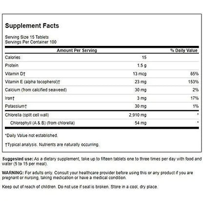 Chlorella Kyoto 194 Mg 1500 Tabletas Detox Natural Multivitaminico