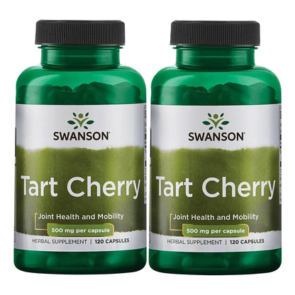 Swanson Tarta Cereza 500 Mg 120 Capsulas 2 Pack Soporte Articulaciones Antioxidante