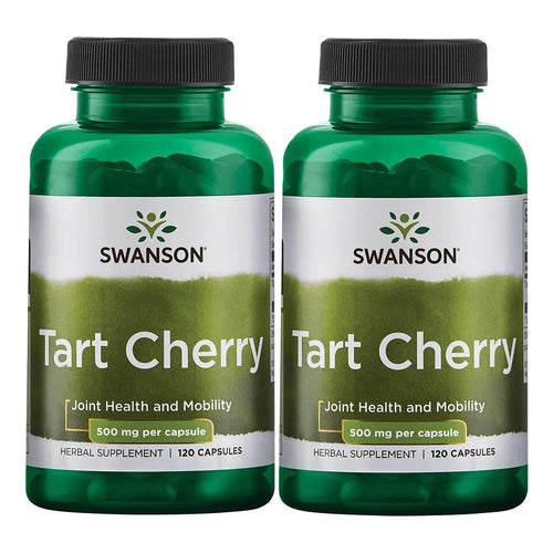 Swanson Tarta Cereza 500 Mg 120 Capsulas 2 Pack Soporte Articulaciones Antioxidante