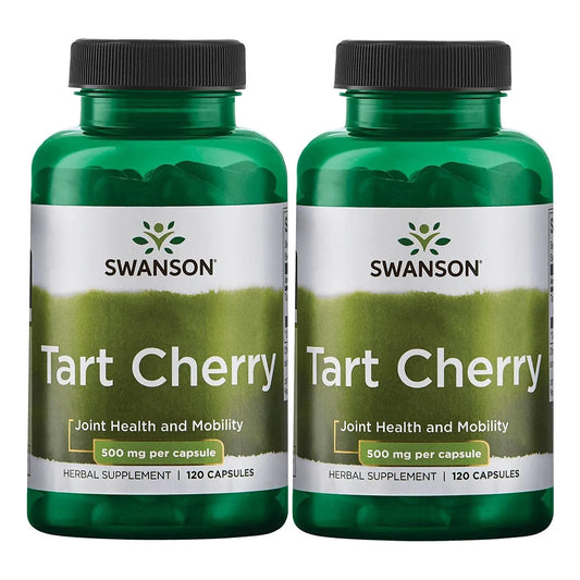 Swanson Tarta Cereza 500 Mg 120 Capsulas 2 Pack Soporte Articulaciones Antioxidante